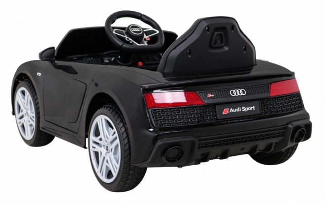 Audi R8 LIFT Auto a batteria + telecomando + ruote in EVA + MP3 + LED – Nero