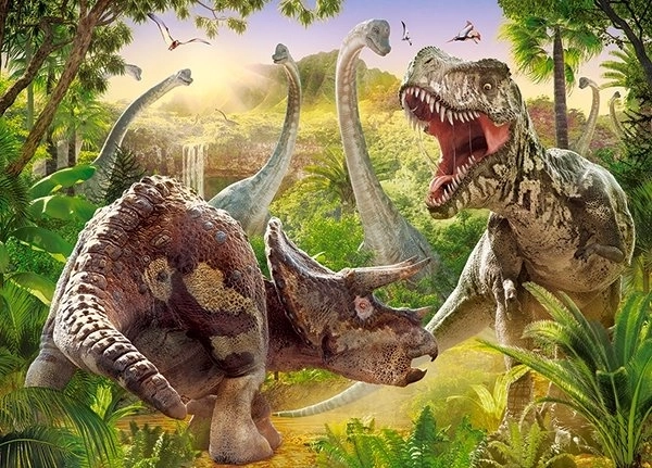 Puzzle Battaglia di Dinosauri