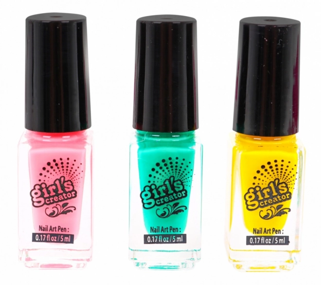 Set per manicure per bambine 5+ con asciugatore e glitter