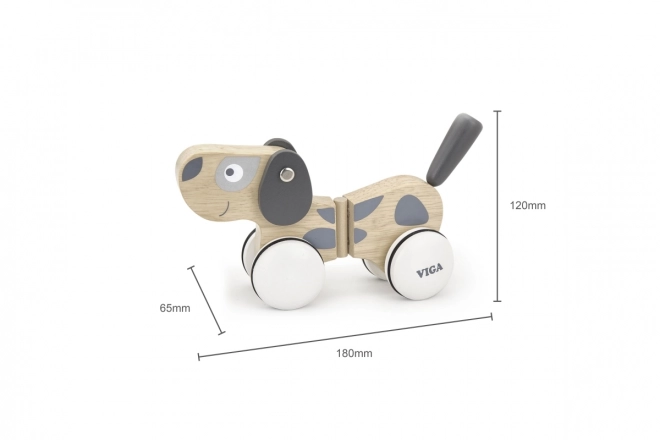 Cane trainabile in legno