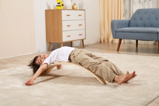 Tavola di equilibrio in legno per bambini