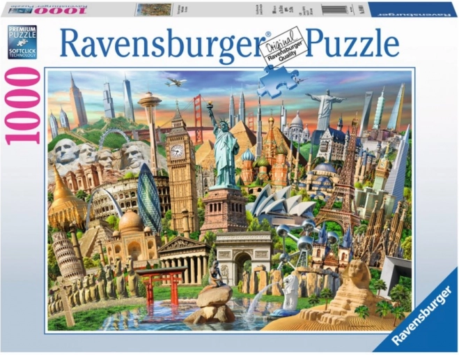 Puzzle monumenti mondiali 1000 pezzi RAVENSBURGER
