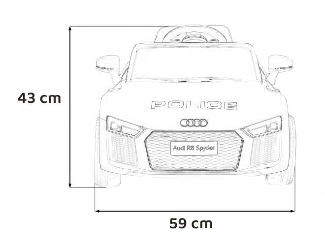 Macchina Elettrica per Bambini Audi R8 con Telecomando