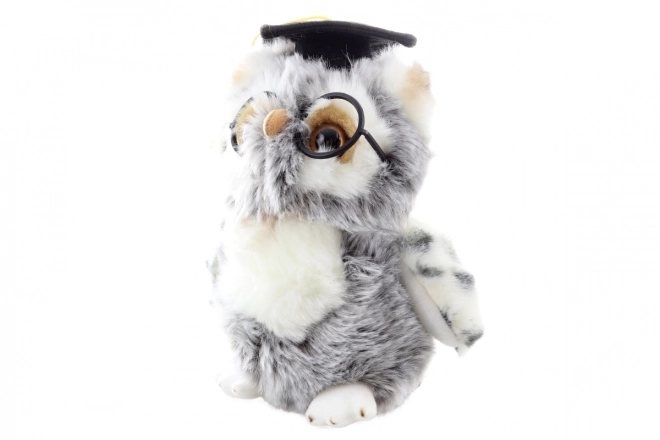 Peluche Gufo con Occhiali Eco-Friendly