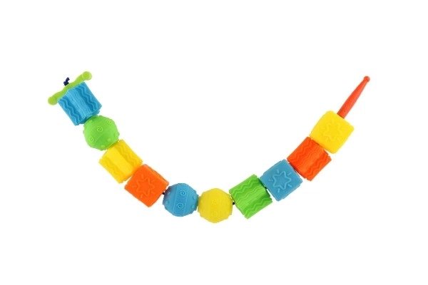Gioco di infilatura forme in gomma 12 pezzi