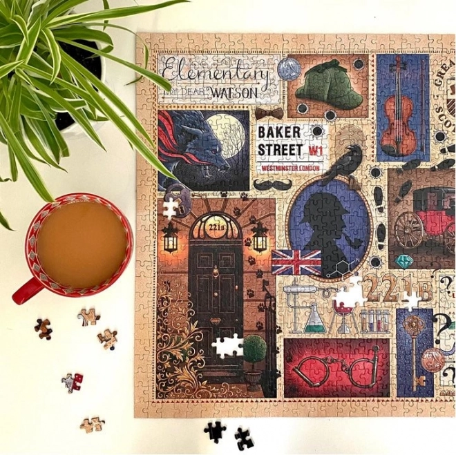 Puzzle del club del libro di Gibsons: Sherlock Holmes 1000 pezzi