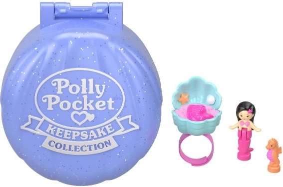 Figure Polly Pocket Set con anello Sirenetta