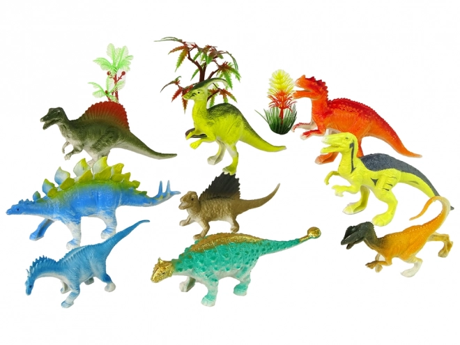 Set di Figurine di Dinosauri Colorati