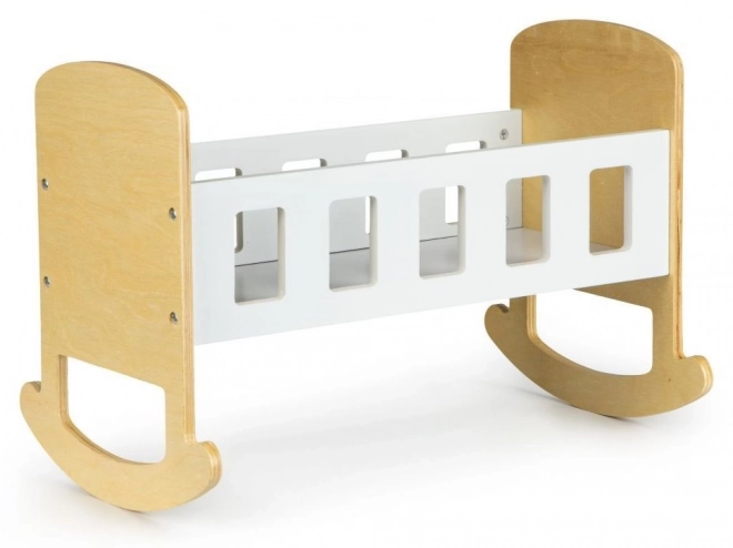 Culla di legno per bambole Ecotoys