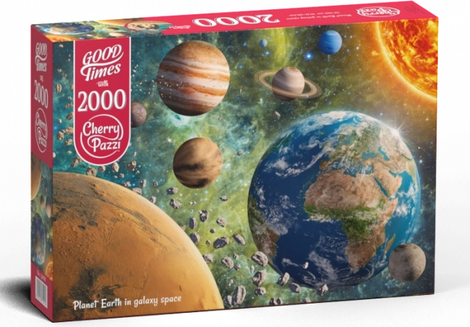 Puzzle Pianeta Terra nella Galassia 2000 Pezzi