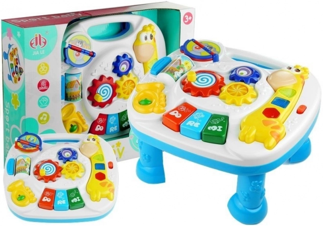 Tavolino Educativo Interattivo 2 in 1 con Giraffa