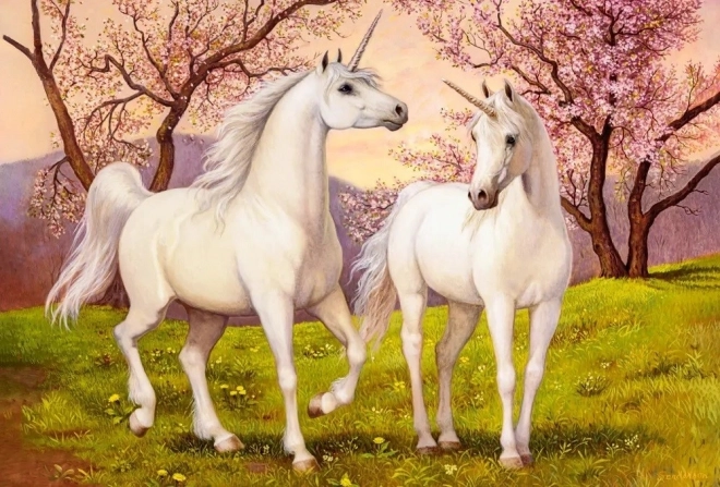 Puzzle Unicorno Amore 1000 Pezzi