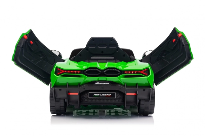 Macchina elettrica Lamborghini Revuelto verde