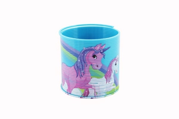 Spirale magica unicorno plastica 6,5 cm