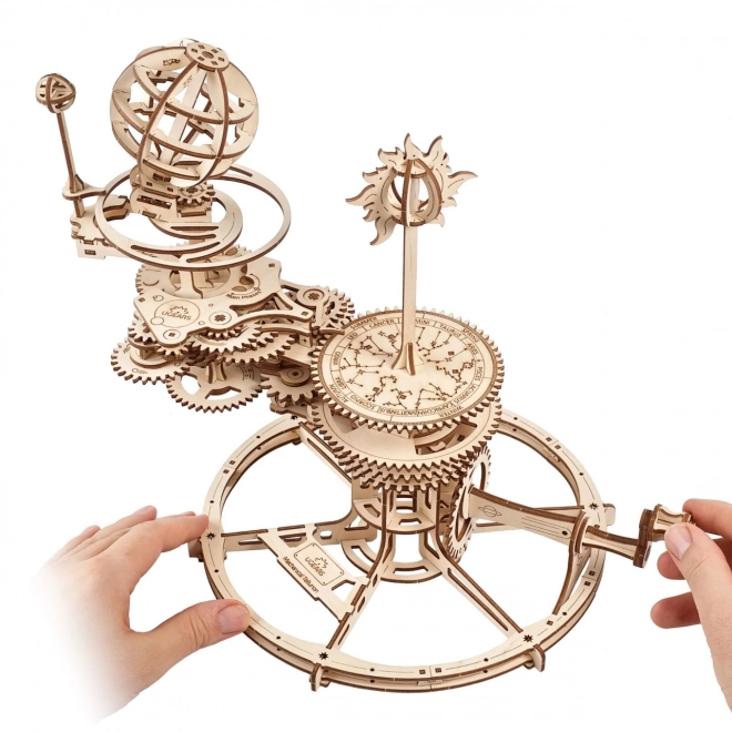 Puzzle Meccanico 3D in Legno Tellurium di Ugears