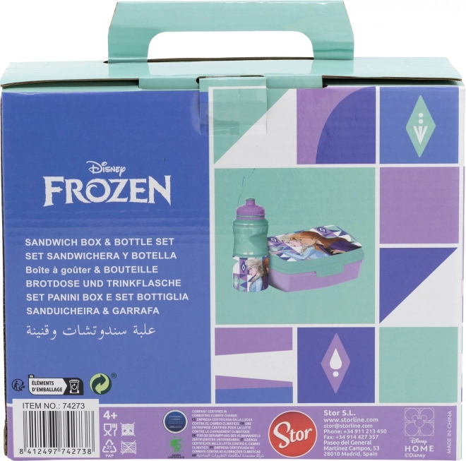 Set da pranzo per bambini 2 in 1 Frozen