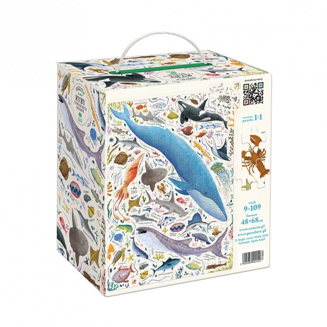 Puzzle Puzzlove Pesci e animali acquatici 500 pezzi