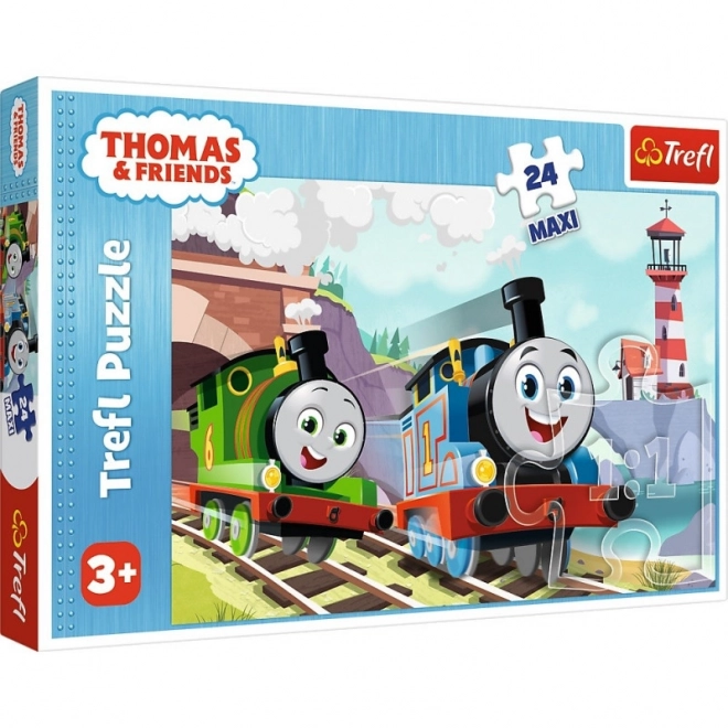 Puzzle 24 Maxi Thomas e Percy sui Binari