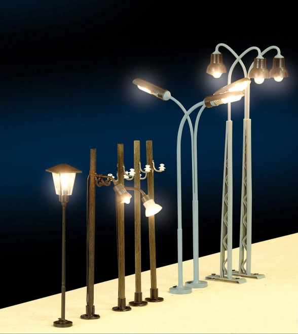 Piko Lampione in Legno a Colonna (LED), Monolampada - 55750