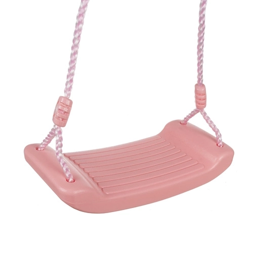 Altalena per bambini su corda rosa
