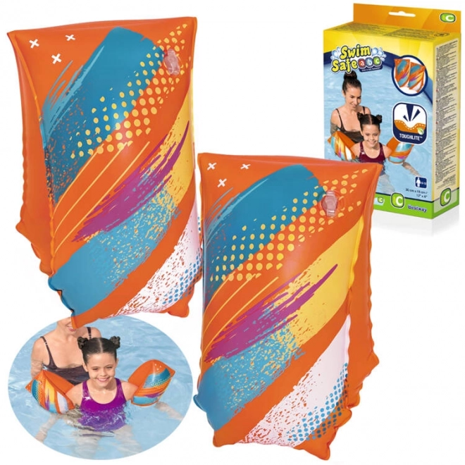 Braccioli da nuoto Bestway colorati L/XL con farfalle