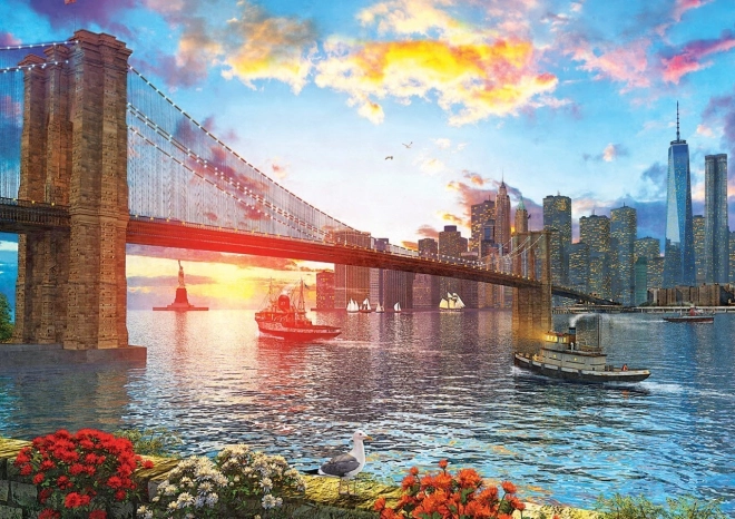 Puzzle Tramonto a New York 1000 pezzi