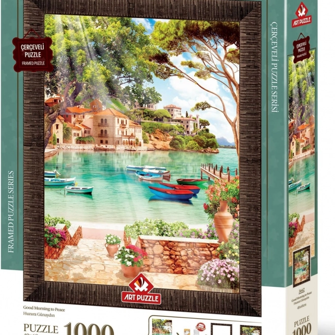 Puzzle con cornice e colla Buongiorno 1000 pezzi