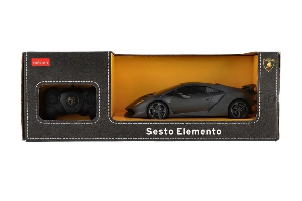 Auto RC Lamborghini Sesto Elemento in scala con telecomando