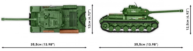 modellino di Carro Armato IS-2 della Seconda Guerra Mondiale