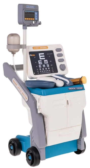 Set medico interattivo con EKG e accessori blu