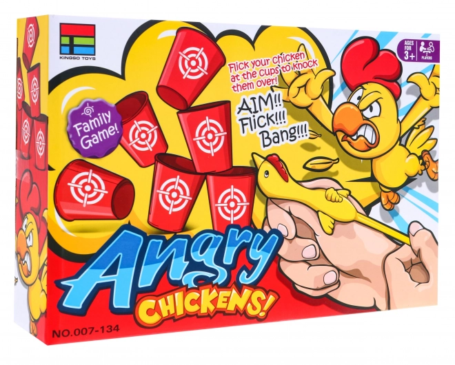 Gioco da tavolo Chicken pazzo - mira al bersaglio per bambini 3+