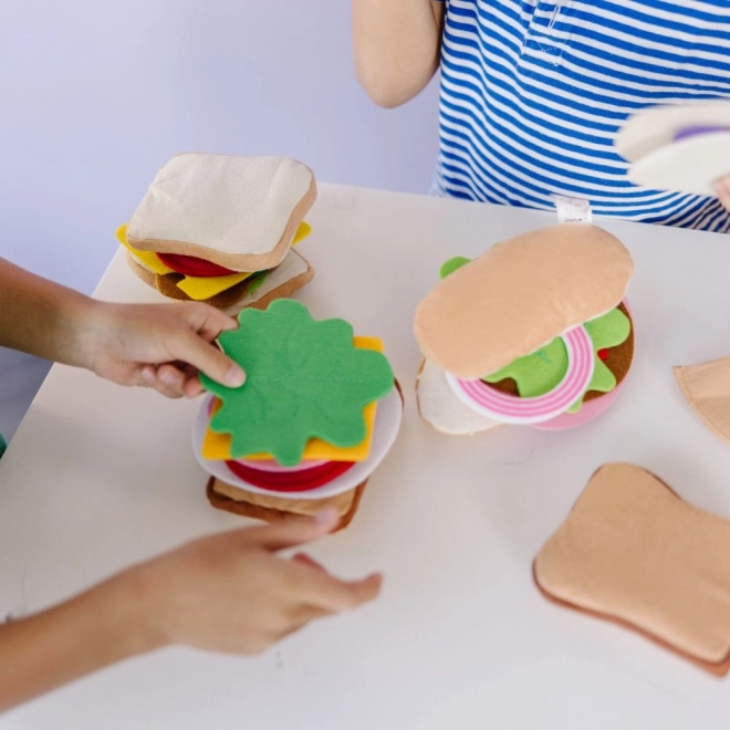 Set Felt Sandwiches per Bambini