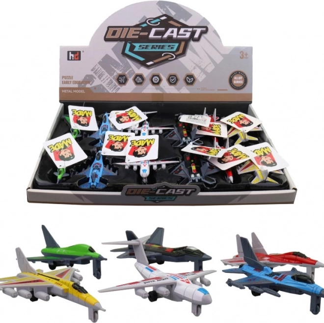 Aerei per bambini 10 cm - set da 12 pezzi