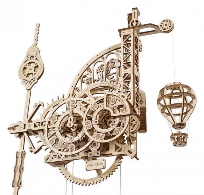 Orologio Aero 3D Puzzle con Pendolo UGEARS