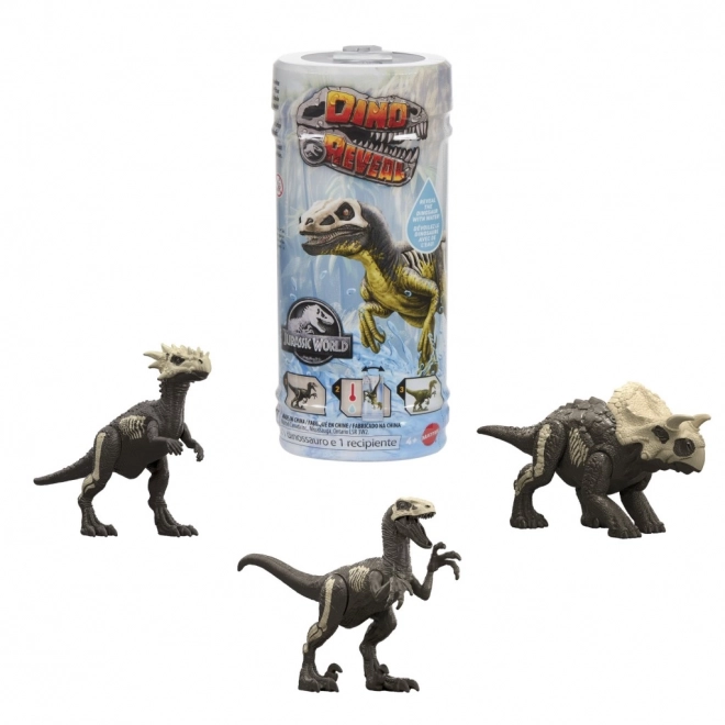 Mondo giurassico dinosauro con sorpresa