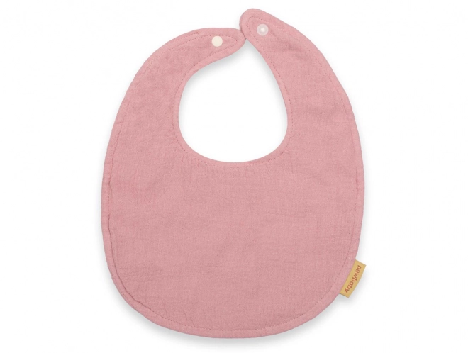Bavaglino in mussola New Baby rosa