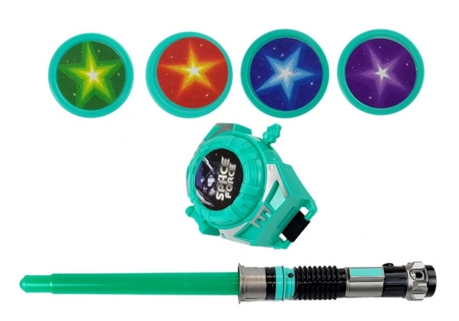 Set laser spaziale per bambini