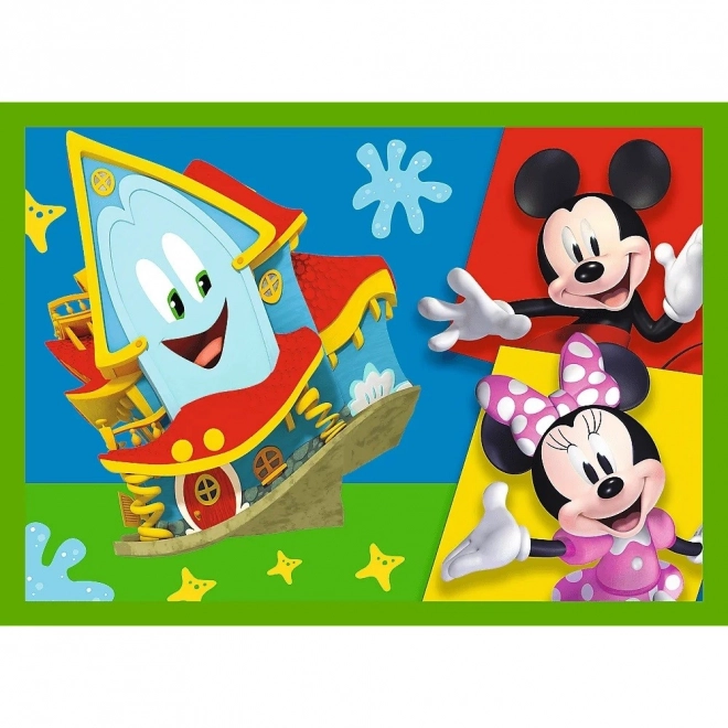 Puzzle della Clubhouse di Mickey Mouse 4 in 1