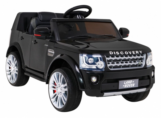 Land Rover Discovery Auto elettrico per bambini nero + telecomando + ruote EVA + avvio lento + radio MP3