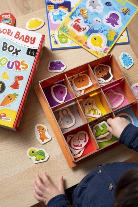 Montessori scatola dei colori per bambini