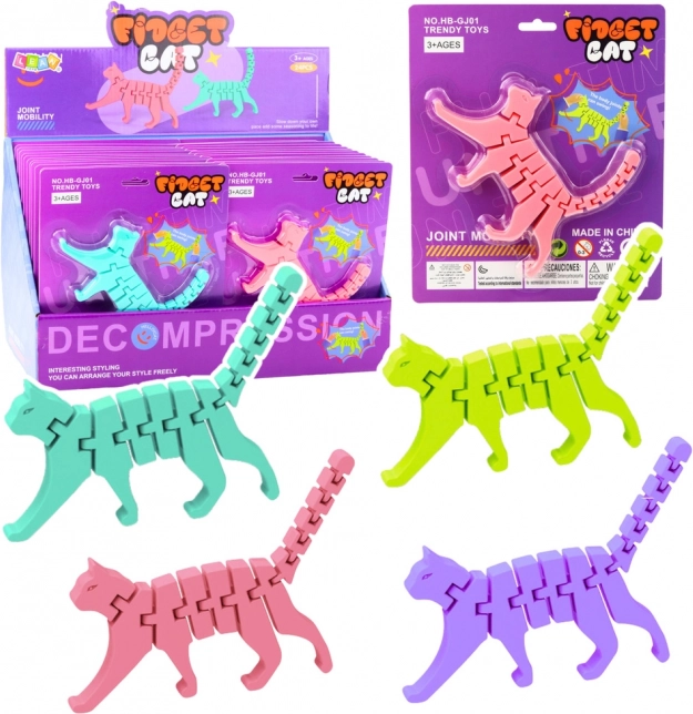 Puzzle Gatto Fidget 3D Puzzle