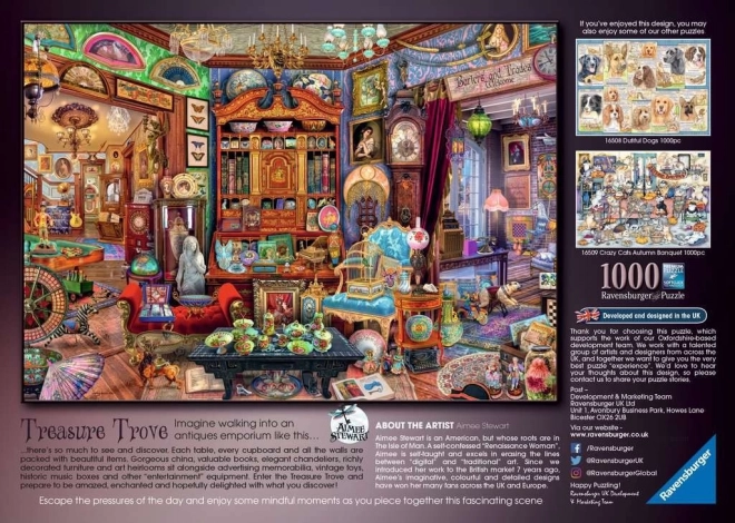 Puzzle tesoro 1000 pezzi di Ravensburger