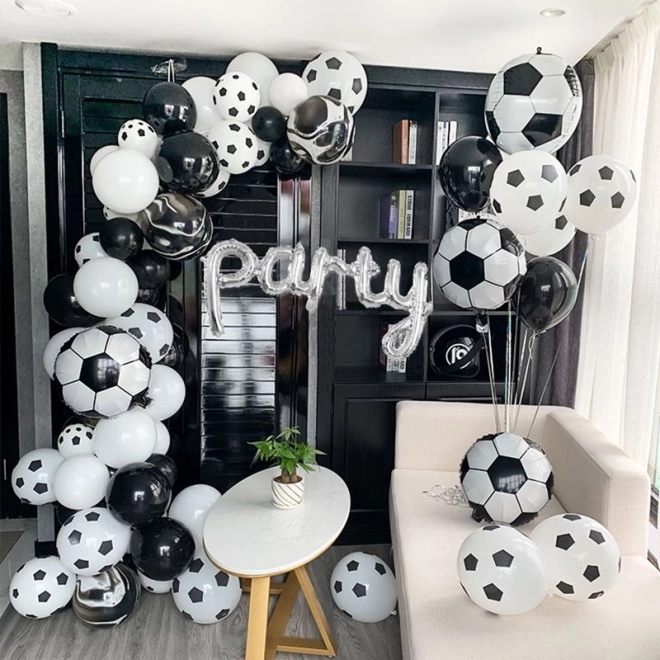 Decorazioni per festa di compleanno a tema calcio per ragazzi