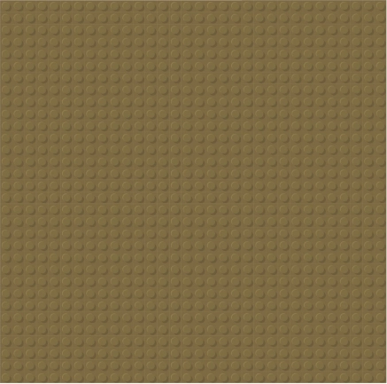 Base per costruzioni marrone scuro 25,5 x 25,5 cm