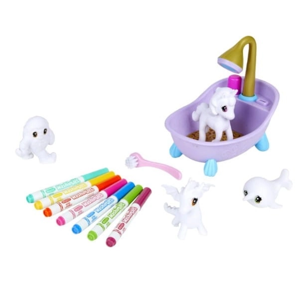 Set creativo animali fiabeschi da colorare Washimals