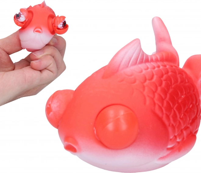 Giocattolo pesce schiacciabile 8 cm