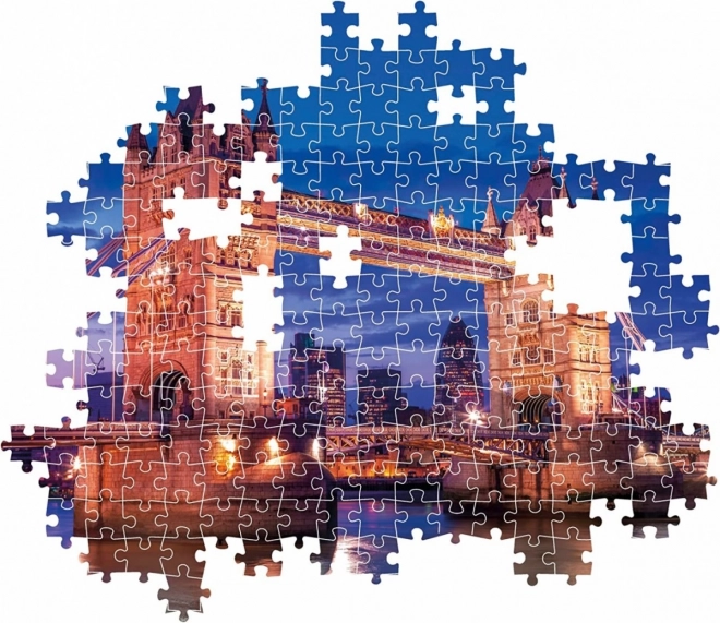 Puzzle Clementoni 1000 pezzi Tower Bridge di notte