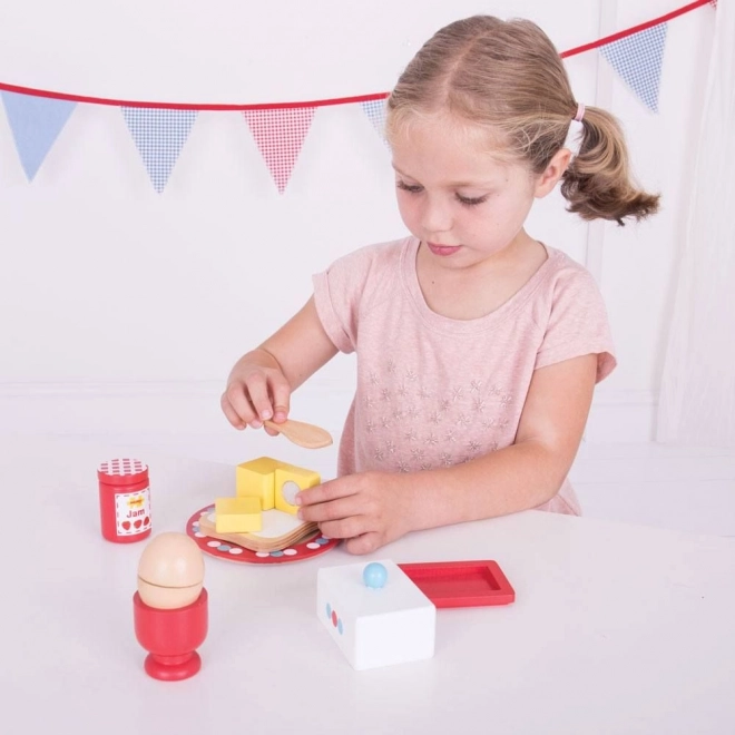 Set colazione in legno Bigjigs Toys