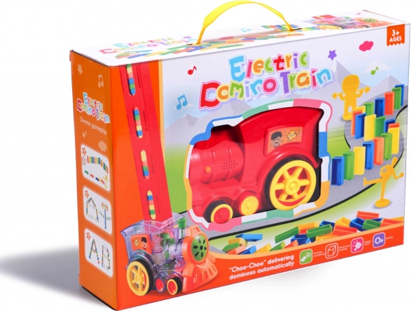 Treno con Domino Giocattolo Interattivo – Rosso