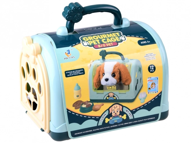 Cucciolo interattivo con carico e accessori